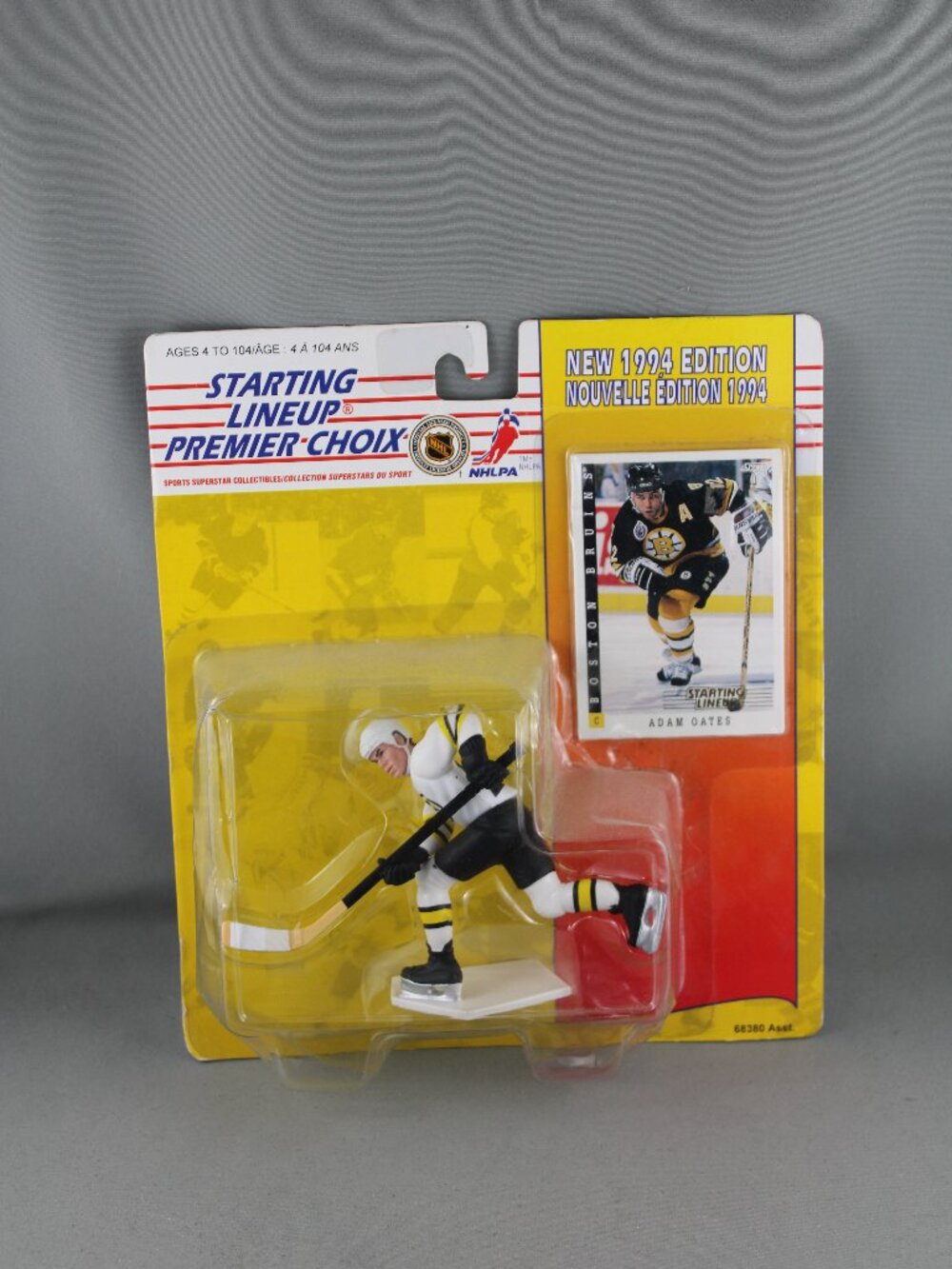 Starting Line Up Action Figure - Adam Oates Boston Bruins - 1994 - By Kenner
